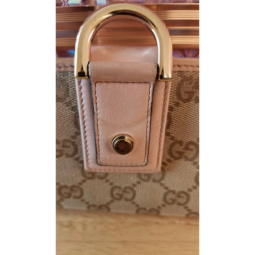 Women's Gucci Wallet Beige and Pink - Picture 4 of 6